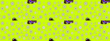 Çiçekli bahar çiçekleri. Küçük çiçekte güzel bir desen. Küçük renkli çiçekler. Moda baskıları için zarif bir şablon. Motley illüstrasyonu. Çizim.