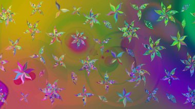 Raster 'ın taze dokusu. Klasik çiçek desenli. Paketleme, tekstil, duvar kâğıdı için çiçek eskizi. Yumuşak pamuk tasarımı. Yumuşak kiremit.