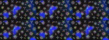 Çiçekli yumuşak bir eskiz şekli. Raster çiçekleri klasik tarzda çizilmiş. Gri renklerde bahar çiçekleri. Raster illüstrasyonu.