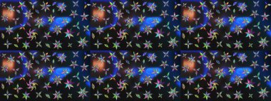 Doodle çiçekler ve dalları, otlar ve çiçekler. Elle çizilmiş. Raster resim. Güzel kumaş deseni.