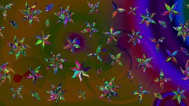 Büyük bir çiçek boyası seti. Kartlar, davetiyeler, tarih kartları ve daha fazlası için kullanılabilir. Raster şirin suluboya çiçek deseni çizimi.