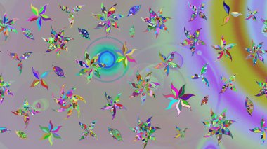 Eskiz modeli etnik tasarım. Yatak çarşafları, ceket, paket tasarımı, kumaş ve moda kavramları için tekstil baskısı. Çiçekleri, deniz kabukları, mandalaları ve suluboya efektleri olan deniz altyapısı.