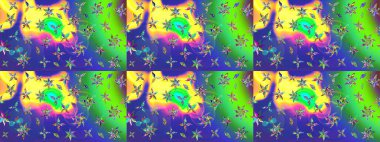 Yumuşak, yeşil renkli bahar çiçekleri. Çiçekli yumuşak bir eskiz şekli. Raster illüstrasyonu. Raster çiçekleri klasik tarzda resmedilir..