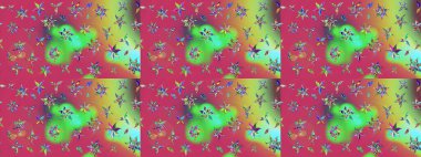 Yumuşak, bahar çiçekli arka plan. Pembe renkli çiçekler. Raster çiçek desenli ve çiçekli..