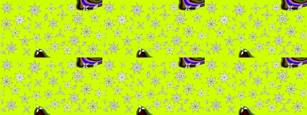 Çiçekli bahar çiçekleri. Küçük çiçekte güzel bir desen. Küçük renkli çiçekler. Moda baskıları için zarif bir şablon. Motley illüstrasyonu. Çizim.