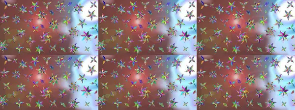 Organik motif arka planı. Çizim kalıbı. Raster illüstrasyonu. Ultraviyole kumaş deseni.