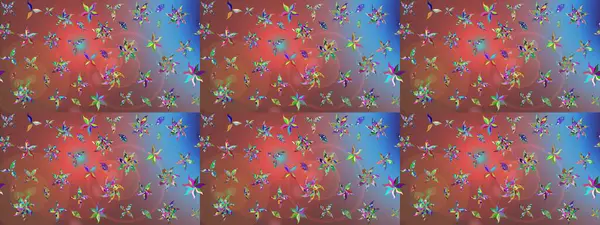 Tekstil veya kitap kapakları, imalat, duvar kağıtları, baskı, hediye paketi ve yapıştırma kitabı için çiçek eskizi geçmişi. Küçük çaplı çiçeklerdeki basit şirin desenler. Raster illüstrasyonu.