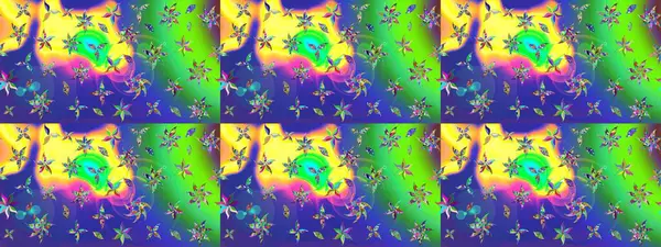 Yumuşak, yeşil renkli bahar çiçekleri. Çiçekli yumuşak bir eskiz şekli. Raster illüstrasyonu. Raster çiçekleri klasik tarzda resmedilir..