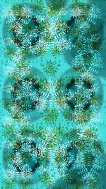 Renkli elementlerle Raster ilginç desen.