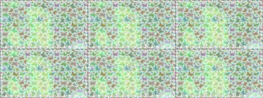 Raster illüstrasyonu. Bahar Kelebeği teması. Duvar kağıdı için böcek dokusunun tekrarı. Tarafsız ve yeşil lekeli oldukça pürüzsüz kelebek kumaşı..