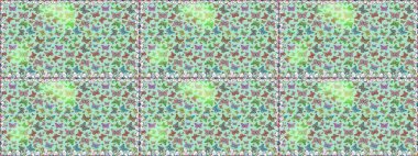 Kart, baskı ve davetiye için basit kadınsı bir model. Raster illüstrasyonu. Kusursuz. Kağıt, kumaş ve ambalaj için uygun. Tarafsız ve yeşil arka planda renkli kelebek koleksiyonu.