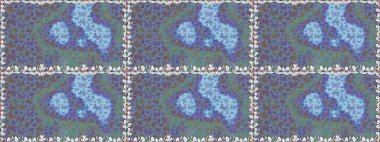 Raster illüstrasyonu. Kelebek görüntüsü. Basit bir şekilde. Çiz, çiz, çiz. Mavi ve nötr renklerde tropikal kelebek deseni.