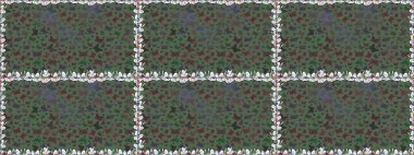 Yeşil ve gri renkli tropik kelebek deseni. Basit bir şekilde. Raster illüstrasyonu. Çiz, çiz, çiz. Kelebek resmi..