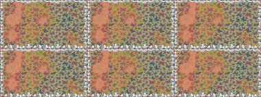 Kumaş, tekstil, baskı ve davetiye. Tarafsız ve bej soyut arka planda gece kelebekleri. Raster illüstrasyonu. Kusursuz..