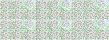 Kelebekli Raster çiçeksiz desen. Gri ve nötr renklerde bir resim. Kağıt, kumaş ve ambalaj için uygun.