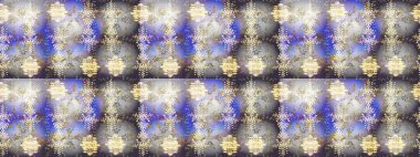 Kar tanesi süsleme deseni. Raster illüstrasyonu. Kar taneleri arka planda. Arkaplanda soyut kar taneleri olan düz tasarım. Kar taneleri deseni.