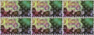 Renkli Yaz Temalı Kusursuz Arkaplan. Yazdır. Raster çiçekli arka plan. Güzel kumaş deseni. Düz Çiçek Elementleri Tasarımı. Sevimli, pürüzsüz desen.