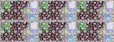 Renkli Bahar Tema dikişsiz desen Arka Plan. Düz Çiçek Elemanları Tasarım. Süslü kumaş deseni. Raster illüstrasyon dikişsiz Çiçek Desen.