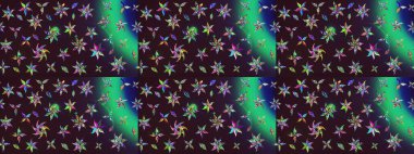 Düz Çiçek Elementleri Tasarımı. Güzel çiçek deseni. Kahverengi renkli çiçekler. Renkli Bahar Teması çizim şablonu.