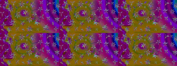 Raster illüstrasyonu. Küçük çiçekteki sevimli çiçek deseni. Çizim.