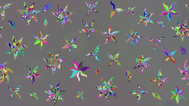 Çiçeksel gri çizim deseni. Klasik taslak çizimi. Raster çiçek izi..