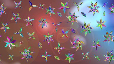 Raster Moda kumaş deseni. Şirin çiçekler. Çizgi çizimi deseni.