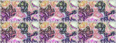 Eski model. Raster illüstrasyonu. Dekorasyon ve tasarım için güzel bir desen. Suluboya kusursuz desen. Çiçeğin suluboya çizimlerinin mükemmel deseni. Moda yazdırma.