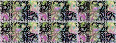 Hediye ambalaj kağıdı, tebrik kartları, posterler ve pankart tasarımı. Raster düz çiçekleri pürüzsüz desen. Tarafsız ve gri renkte çiçekler.