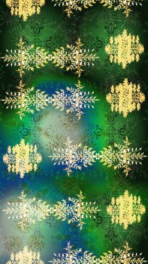 Raster Noel renkli arka plan ile düşen kar tanesi. Kar taneleri Raster resim. Dekorasyon kış kar simgeler.