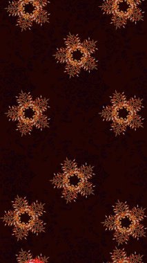 Raster Noel soyut renkli arka plan ve tatlı kar tanesi. Farklı kar taneleri toplayıcısı, siyah, kahverengi ve kırmızı renklerde kış elementleri..