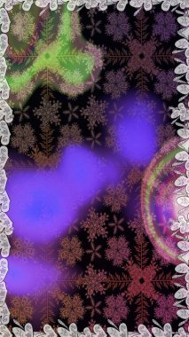 Mor renkli Asya tekstili. Raster illüstrasyonu. Çiçeklerle suluboya desenleri.