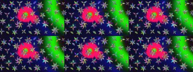 Kızılderili desenli desenli desenli şal deseni. Raster Henna dövme stili. Etnik Mandala süsü. Tekstil, tebrik kartı, boyama kitabı, telefon kılıfı baskısı için kullanılabilir.