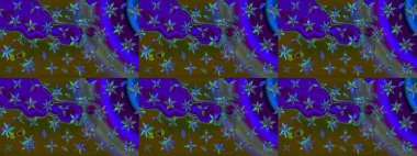 Tatil havası. Bahar mevsimi. Raster güzel bir çiçek deseni çizmiş. Nazik romantik baskı.