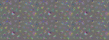 Raster illüstrasyonu. Egzotik çiçekler, gri renkte botanik parlak klasik doğa. Klasik tropikal doğal elementlerin suluboya seti.