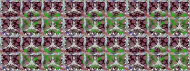 Karalama elementleri. El çizimi Raster çizimi. Duvar kağıdı, web sayfası arka planı, ambalaj kağıdı, davetiye, broşür, afiş veya web sitesi için kusursuz çiçek deseni kullanılabilir.