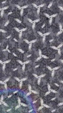 Renkli unsurlarla hareketli arka plan görüntüleri. Çiçekler. Eski model. Bayrak tarzı. Video kaydı. Şablon. Döngü. Kusursuz..