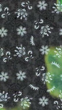 Renkli unsurlarla hareketli arka plan görüntüleri. Çiçekler. Eski model. Bayrak tarzı. Video kaydı. Şablon. Döngü. Kusursuz..