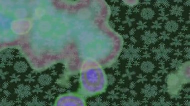 Renkli unsurlarla hareketli arka plan görüntüleri. Çiçekler. Eski model. Bayrak tarzı. Video kaydı. Şablon. Döngü. Kusursuz..