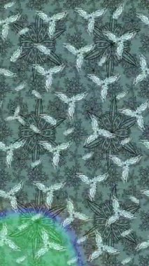 Renkli unsurlarla hareketli arka plan görüntüleri. Çiçekler. Eski model. Bayrak tarzı. Video kaydı. Şablon. Döngü. Kusursuz..