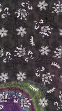 Renkli unsurlarla hareketli arka plan görüntüleri. Çiçekler. Eski model. Bayrak tarzı. Video kaydı. Şablon. Döngü. Kusursuz..