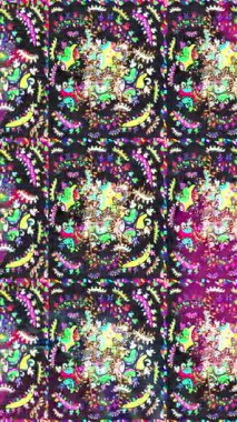 Renkli unsurlarla hareketli arka plan görüntüleri. Çiçekler. Eski model. Bayrak tarzı. Video kaydı. Şablon. Döngü. Kusursuz..