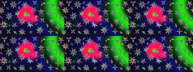 Millefleur 'lar. Tekstil, kumaş, kapaklar, duvar kağıtları, baskı, naylon, koleksiyon defteri, örgü, dekupaj için güzel bir eskiz. Küçük gri çiçekli oldukça eski bir besin torbası deseni..