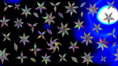 Moda baskısı. Suluboya çizim kalıbı. Çiçeğin suluboya çizimlerinin mükemmel deseni. Dekorasyon ve tasarım için güzel bir desen. Eski.