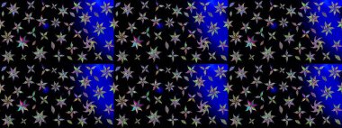 Ultraviyole kumaş deseni. Organik motif arka planı. Çizim kalıbı. Raster illüstrasyonu.