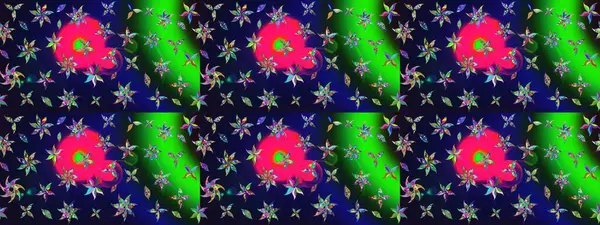 Millefleur 'lar. Tekstil, kumaş, kapaklar, duvar kağıtları, baskı, naylon, koleksiyon defteri, örgü, dekupaj için güzel bir eskiz. Küçük gri çiçekli oldukça eski bir besin torbası deseni..