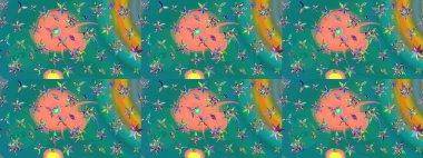 Mavi renkli çiçekler. Nazik, sevimli çiçek arkaplanı. Raster çiçek desenli ve çiçekli..