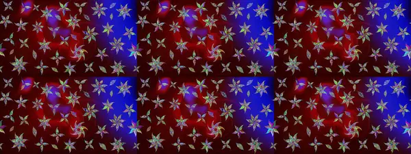 Raster illüstrasyonu. Bahar çiçekleriyle güzel bir çiçek deseni çizmişsin. Güzel kumaş deseni.