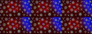 Raster illüstrasyonu. Güzel kumaş deseni. Küçük bir çiçekte eskiz deseni. Güzel çiçek arkaplanı..