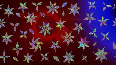 Sabıka fotoğraflarında, bebek kıyafetlerinde, duvar kâğıtlarında, paket kutularında falan kullanılabilir. Raster. Zarif, parlak ve eskiz kahverengi çiçek deseni tasarımı.