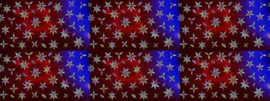 Kahverengi renklerde. Raster illüstrasyonu. Soyut çiçek çizim kalıbı arka planı. Raster deseni. Küçük çiçekte sevimli çiçek deseni var..